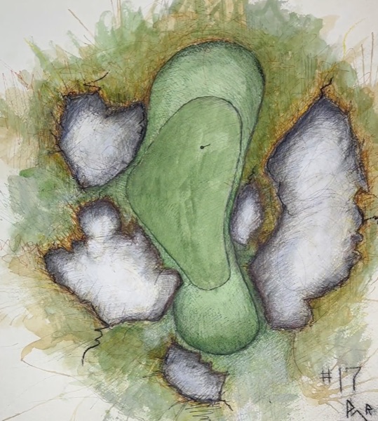 Finished hole